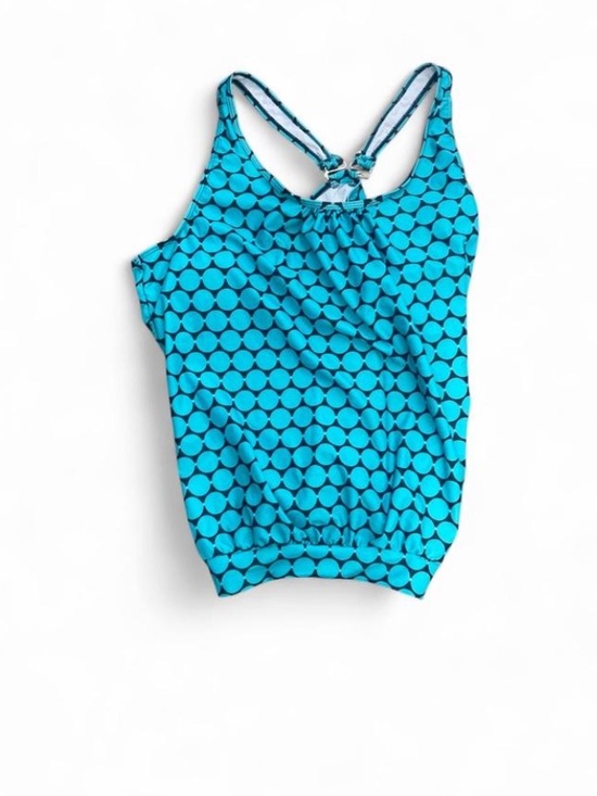 Other - Blue Polka Dot Tankini Top - Brand Unspecified